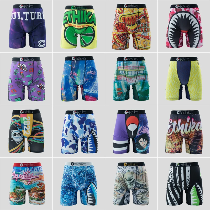 섹시한 남자 복서 팬티, 남성 란제리, 언더팬츠 복서 반바지, 플러스 사이즈 L-XXXL 남자 복서 브리프, 통기성 트렁크 