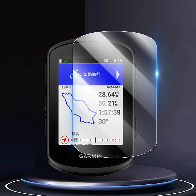 Pellicola Protettiva In Vetro Duro Per Garmin Edge 540/840 Solar Bicycle Gps Ciclismo Bike Computer Screen Protector Cover Accessori