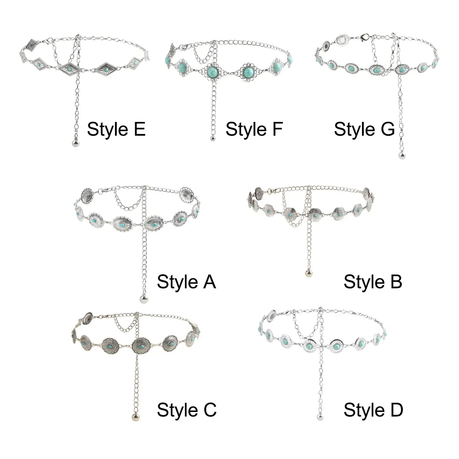 

Women Waist Chain Belt Metal Chain Waistband Fashion Casual Body Belly Chain