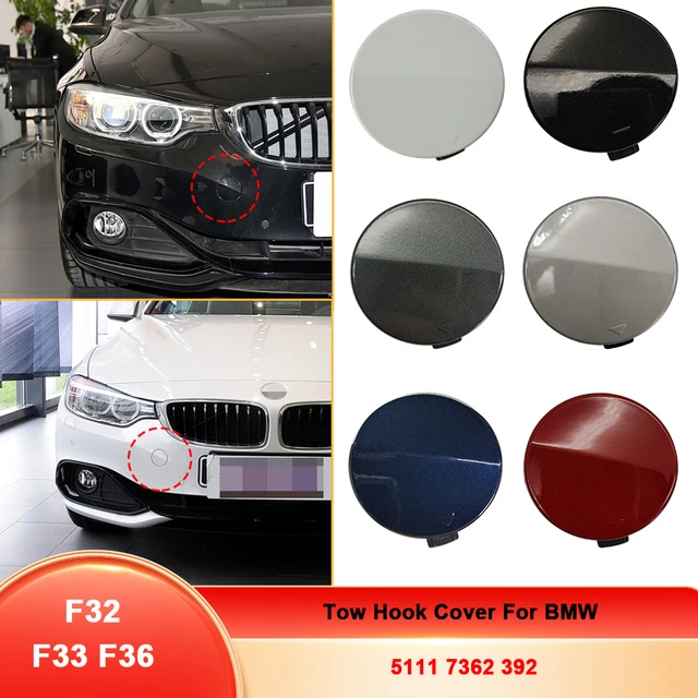 Front Bumper Tow Hook Cover Cap Towing Eye For BMW 4 Series F32