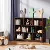 Bookshelf, 3-Tier Open Shelf Bookcase, 10 Cube Storage Organizer with Anti-Tilt Device for Bedroom Living Room 5