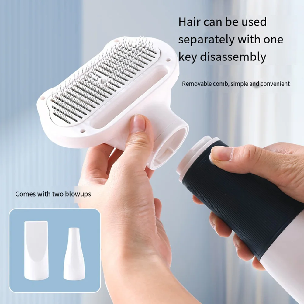 110V 220V Puppy Pet Hair Dryer Dog Drying Brush Hair Comb Dog Grooming Hairdressing Pulling Machine Blower Dog accessorie 강아지 애견