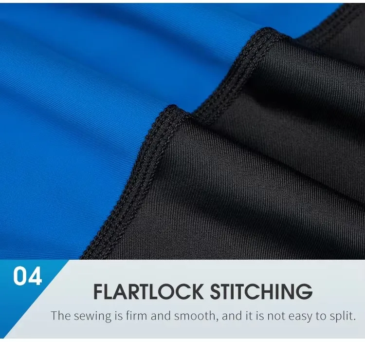 Männer Lycra UPF50+ Tauchhaut Neoprenanzüge Rash Guard Ganzkörper UV-Schutz zum Tauchen Schnorcheln Surfen Speerfischen Sporthäute – Detail 7