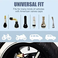 4Pc Tire Valve Caps Tyre Rim Stem Cover Dust Proof Auto Wheel Cap Aluminum Alloy Nipple Caps for Cars and Motorcycles Bikes 3