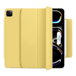 Versatile Magnetic Protective Case for iPad - Premium Tablet Cover and Accessories (Yellow)