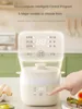 220V Electric Egg Boiler Household 2 Layers Food Steaming Cooking Machine Multi Cooker Steamer for Breakfast 2