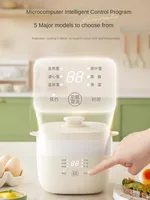 220V Electric Egg Boiler Household 2 Layers Food Steaming Cooking Machine Multi Cooker Steamer for Breakfast 2