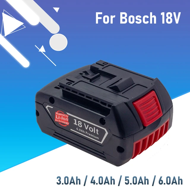 18v 6000mah Battery Bosch, Bosch 18v Power Tool Battery