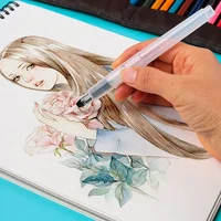 Soft Nylon Hair Self-Moisturizing Water Ink Storage Brush Pen Set for Calligraphy Watercolor Painting Drawing Art Supplies 6
