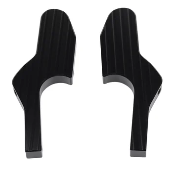 Poggiapiedi passeggero posteriore esteso posteriore per Piaggio VESPA GTS300 GTV 200 250 300IE Moto Black-A02G