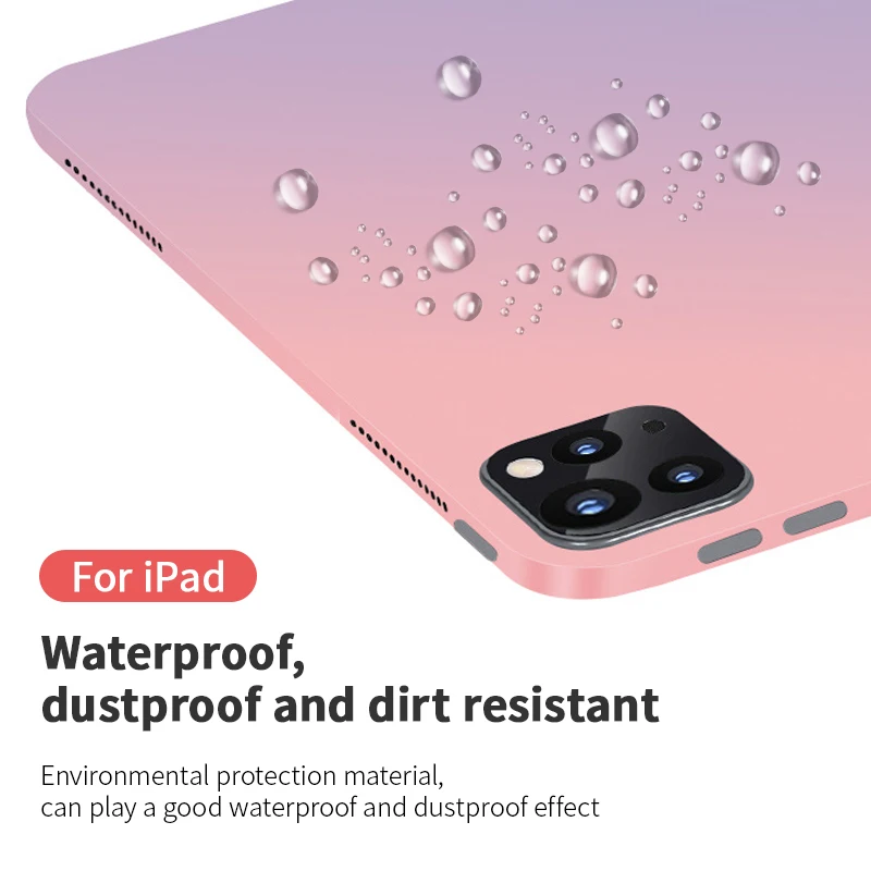 iPad Sticker For iPad sticker skin ipad Pro 12.9 Mini 6 5 11 10.2 9.7 Air 2/3/4 10.5 color Transparent Cover Funda discoloration