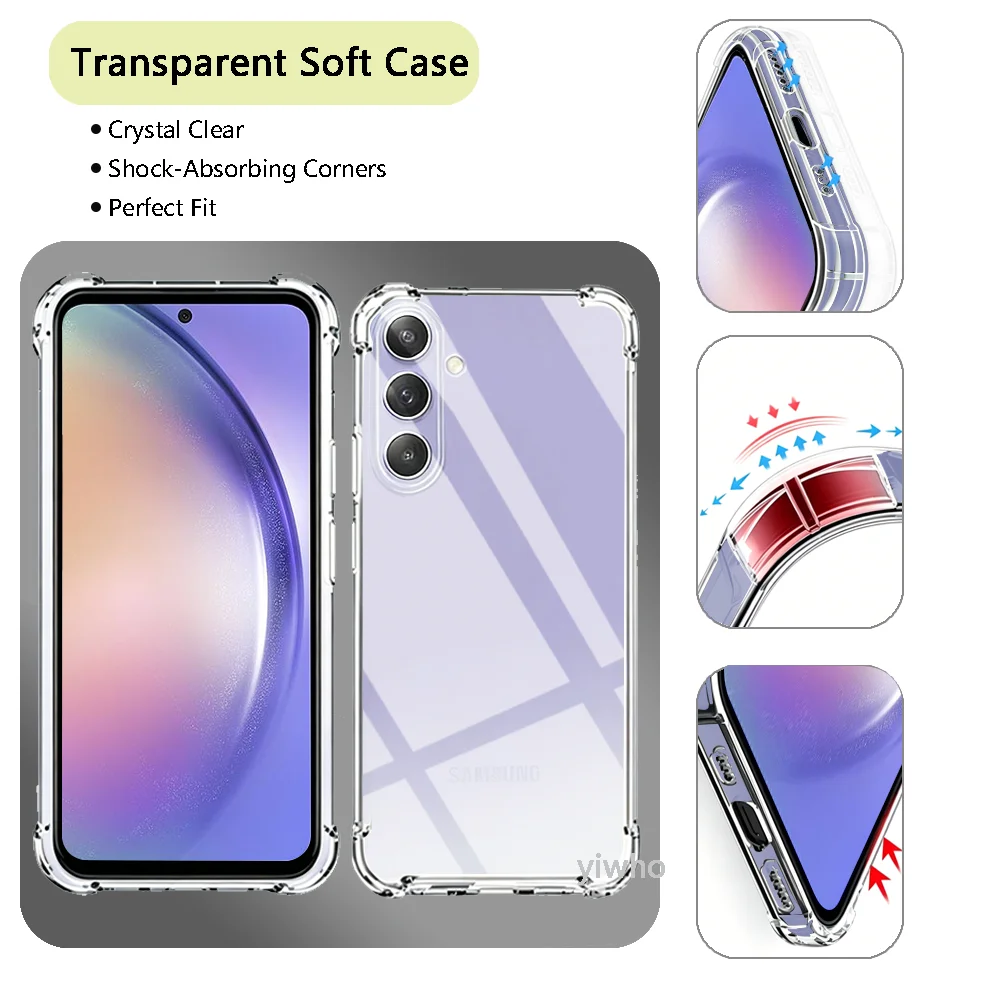 Shockproof Transparent Soft Clear Mobile Phone Case