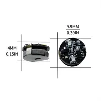 1pc Dia 0.99cm Magnetic Control Double Lamp Led Lamp DIY Model Making Magnetic Induction Effect Without Battery 2
