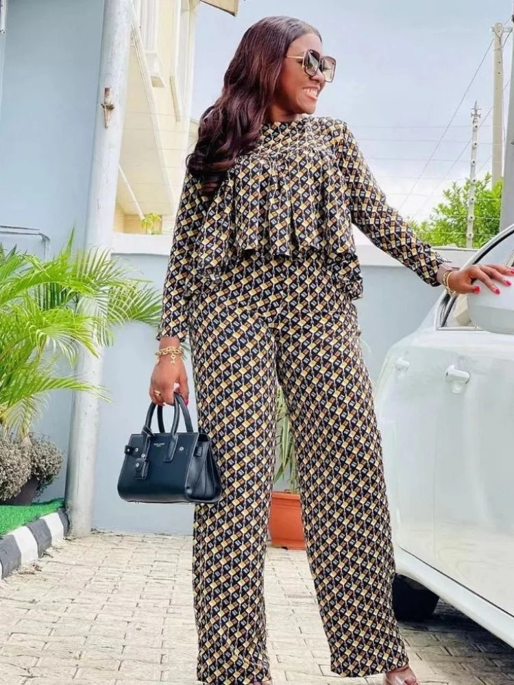 Wmstar Two Piece Set Women Wholesale Clearance Item Non Refundable Non Exchangeable Large Sized Printed of Popular Fashion