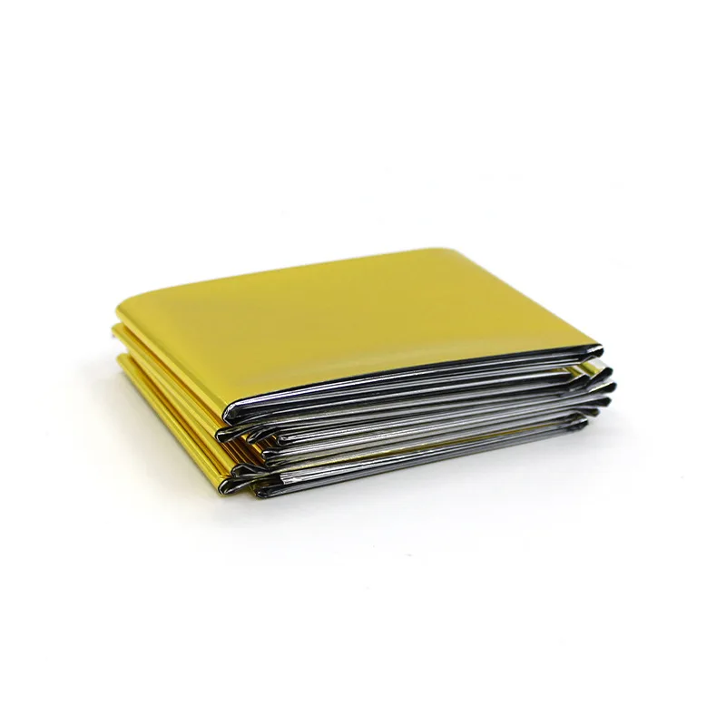Thermal Insulation Blanket First Aid Emergency Distress Signal Camping Travel Hiking Rescue Outdoor Survival Military