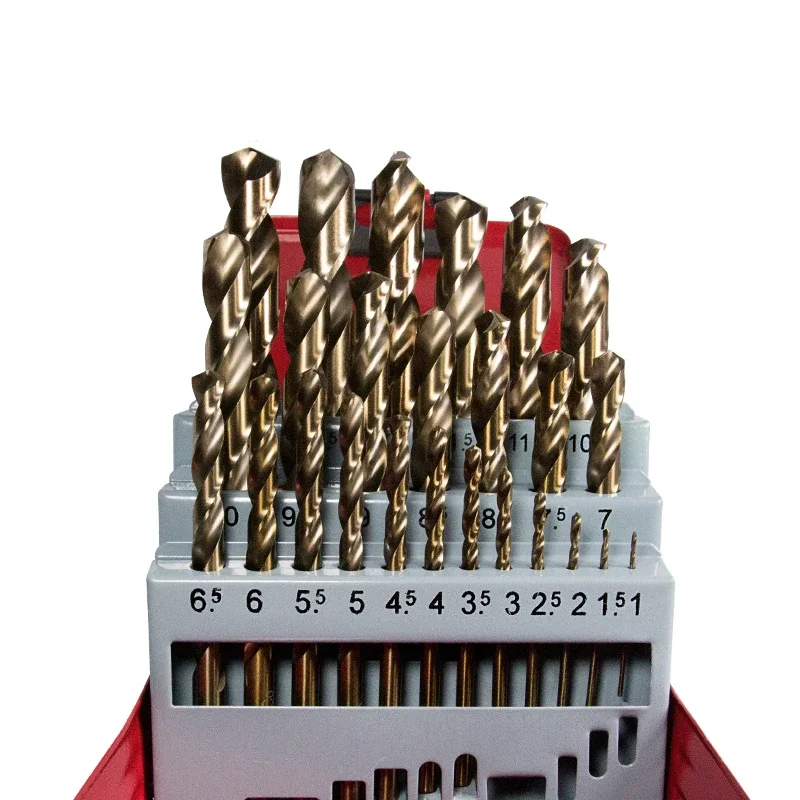 High cobalt high drill steel drill iron super hard stainless steel swivel cobalt containing fried dough twist set