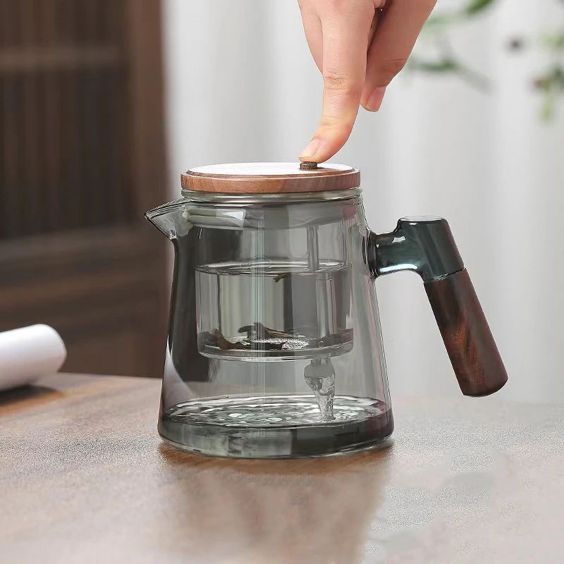 Large Capacity Tea Ceremony Dividing Teacup with Removable Glass Filter