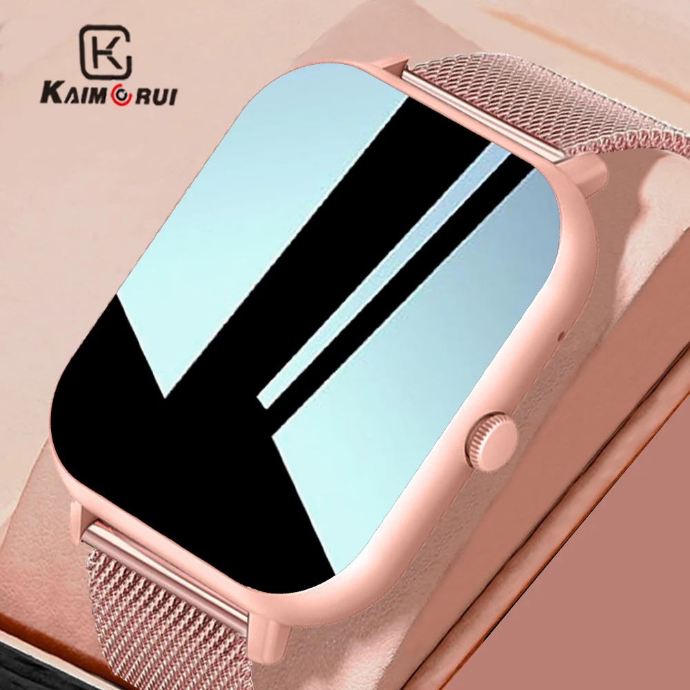 

2023 New Smart Watch Bluetooth Call 1.83 Inch Fitness Tracker 100+Sports modes Fashion Ladies Woman Smartwatch For Xiaomi Huawei