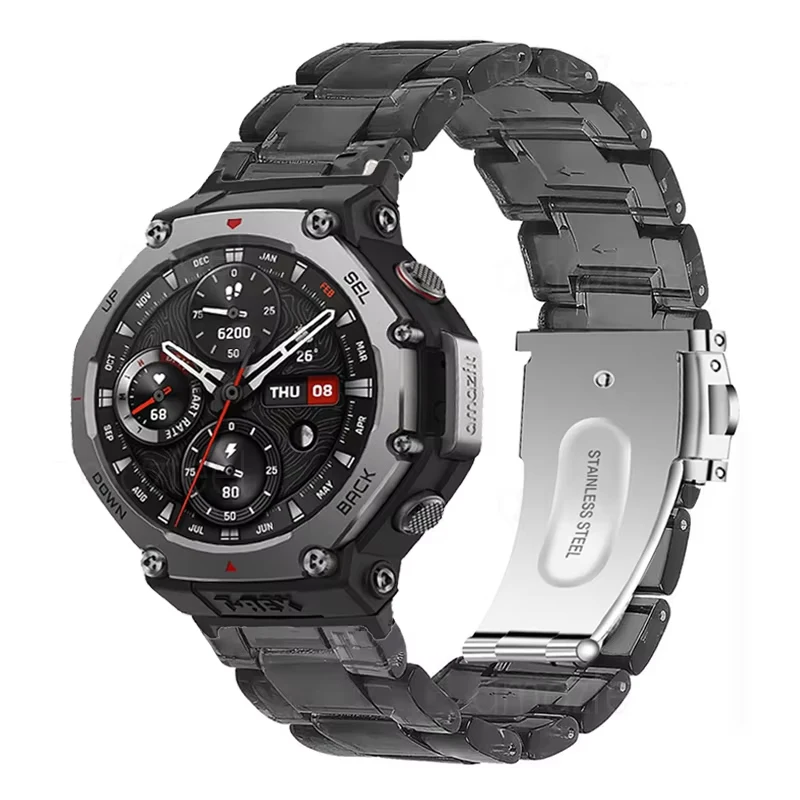 Clear Resin Watch Band - Replaceable Wrist Strap Accessory
