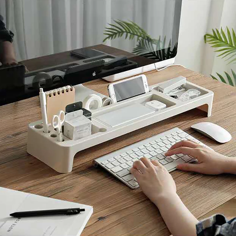 Desk Organizer Table Desktop Storage Holder Keyboard Drawer Office Keyboard Storage Rack Home Stationery Storage Accessories