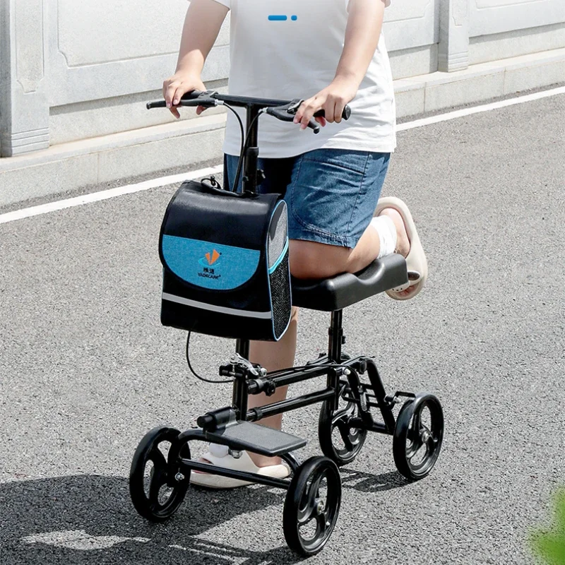 Foot Fracture Convenient Walking Aid, Post-Op Rehabilitation Walking Aid, Comfortable Cane Walker, Ankle Injury Aid