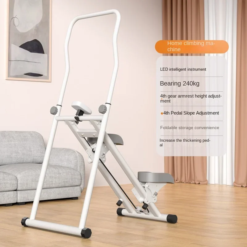 MIYAUP Woman Lose Fat White Sports Fitness Equipment Stationary Multi Functional Climbing Machine
