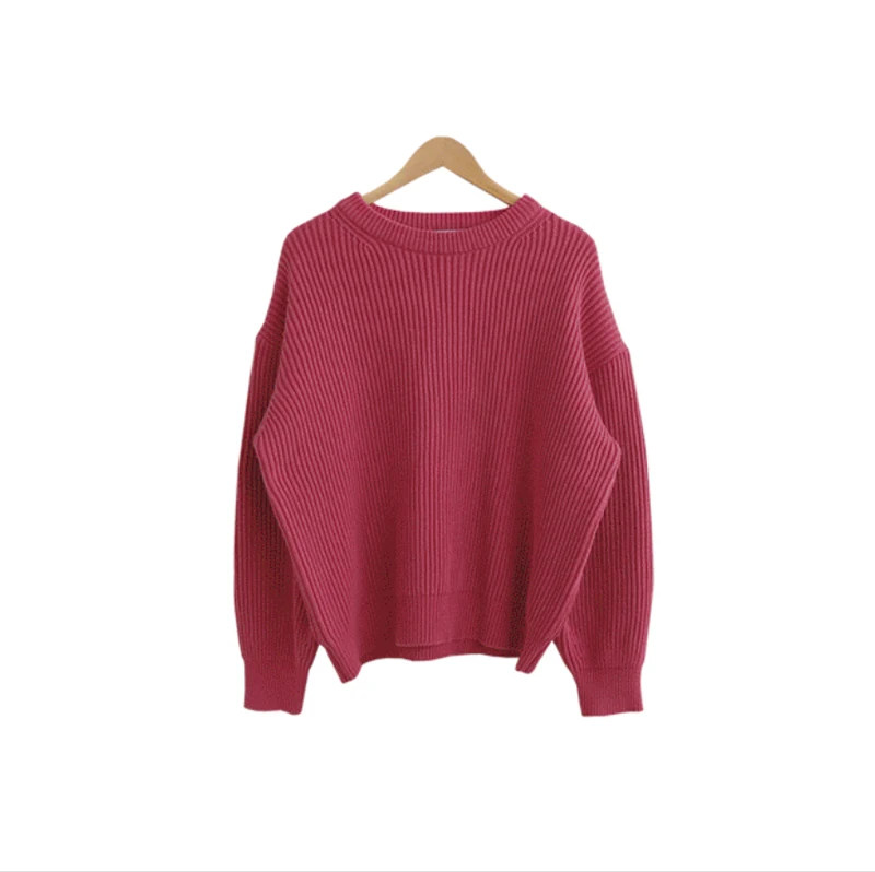 woolen sweater 2021 Autumn Winter Women Pullover Sweaters Female Knitted O-Neck Solid Concise Loose Elegant Office Lady Casual All Match Tops turtleneck sweater