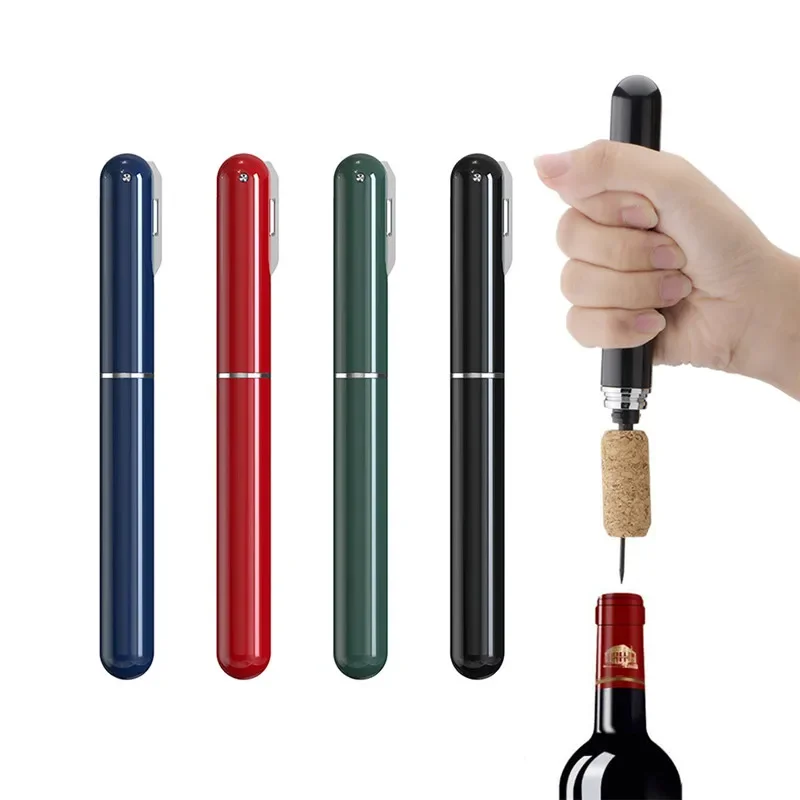 

Air Pump Wine Bottle Opener Champagne Openers Pneumatic Corkscrew Safe Stainless Steel Pin Cork Remover Kitchen Bar Tools Acces