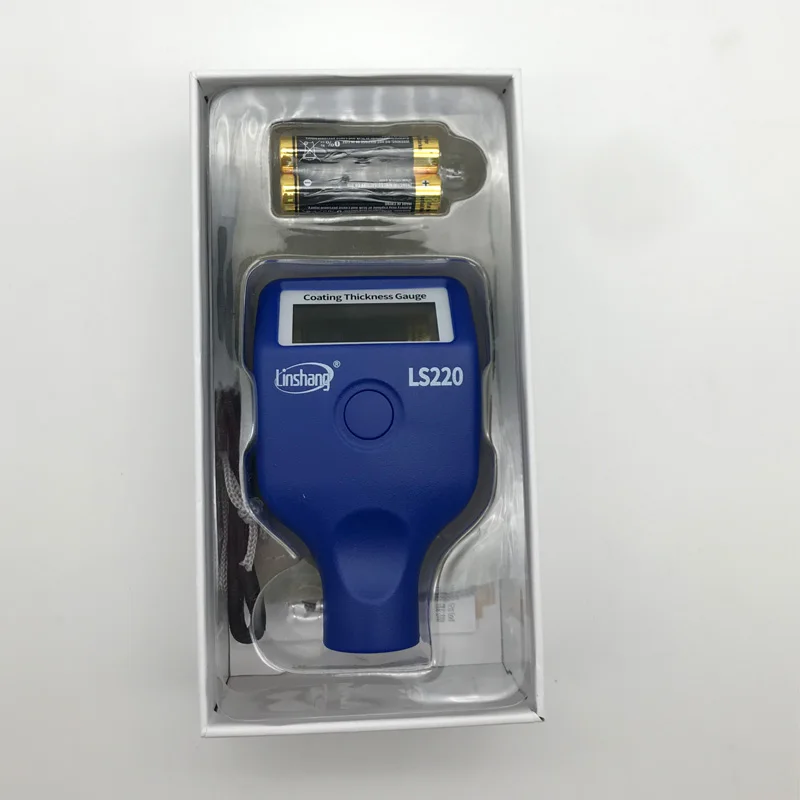 LS220 Auto Car Coating Thickness Gauge 0.0-2000um Fe NFe Probe Gauge For Non magnetic and Non conductive Coatings Paint Coating Meter Paint Thickness Gauge Thickness Gauge