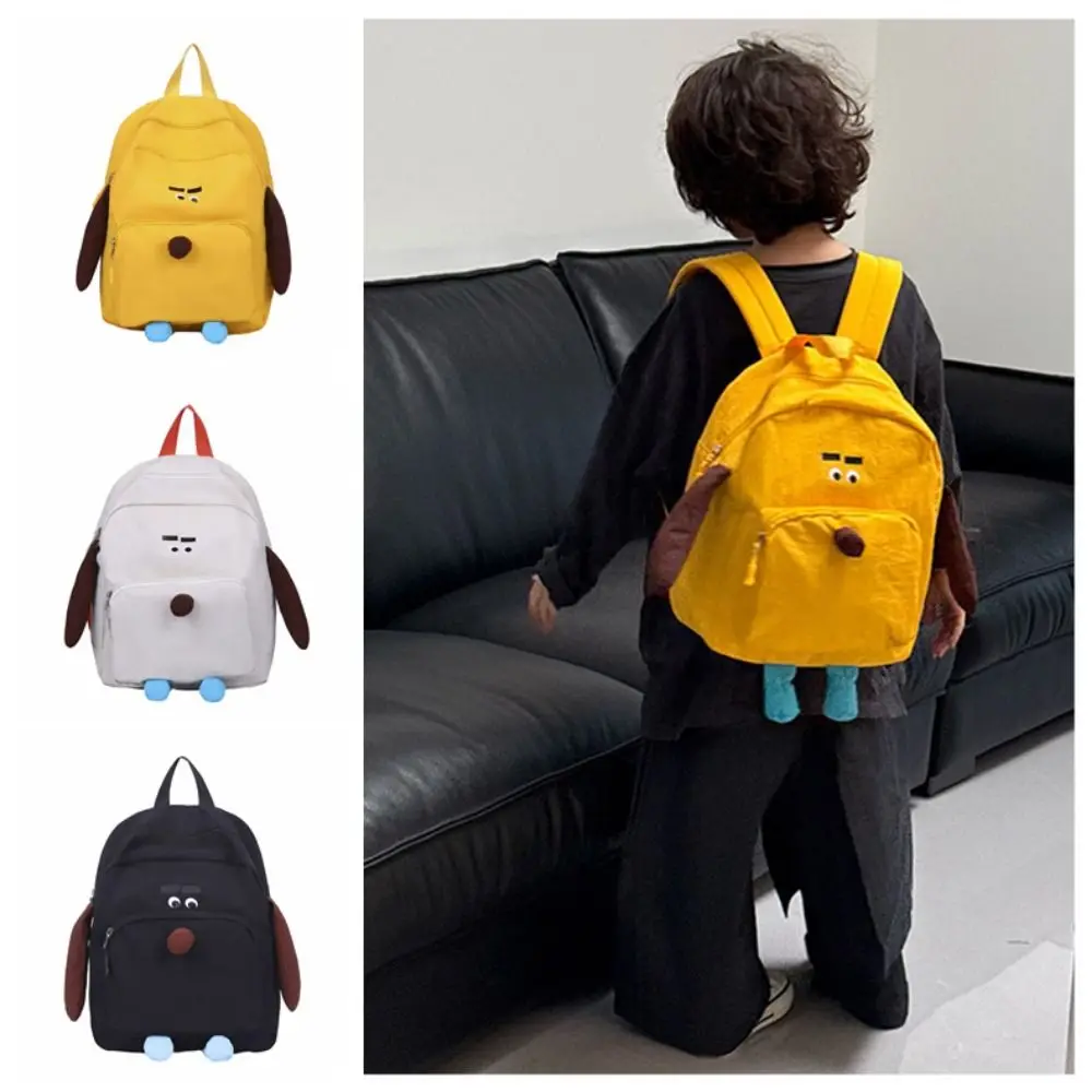 Dog Pattern Children's Cartoon Backpack Lightweight Zipper Closure Kindergarten Backpack Comfortable Adjustable Straps 2