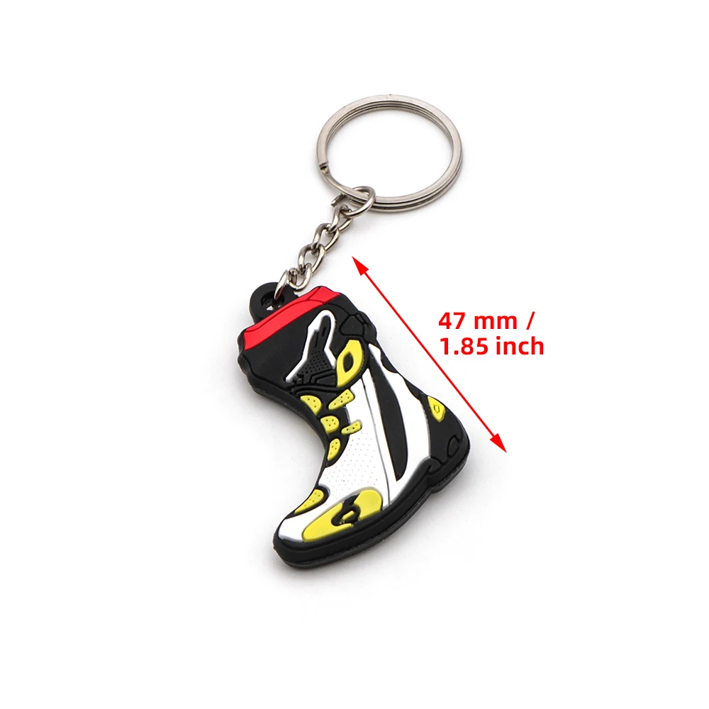 Red Honda Wing Logo Keychain Key Ring Rubber Motorcycle Car Bike Racing Moto  GP