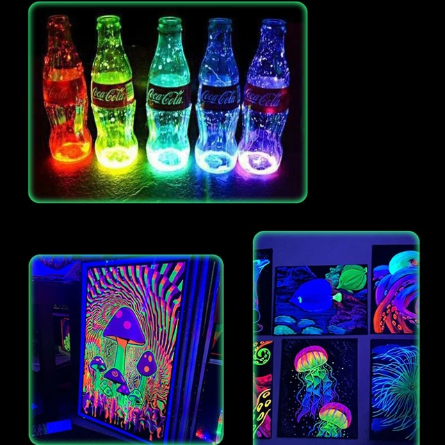 58 Ml Fényes Pigment Akril Fluoreszkáló Festés Világító Festék Diy Kézzel Festett Textil Folyadék - Image 4
