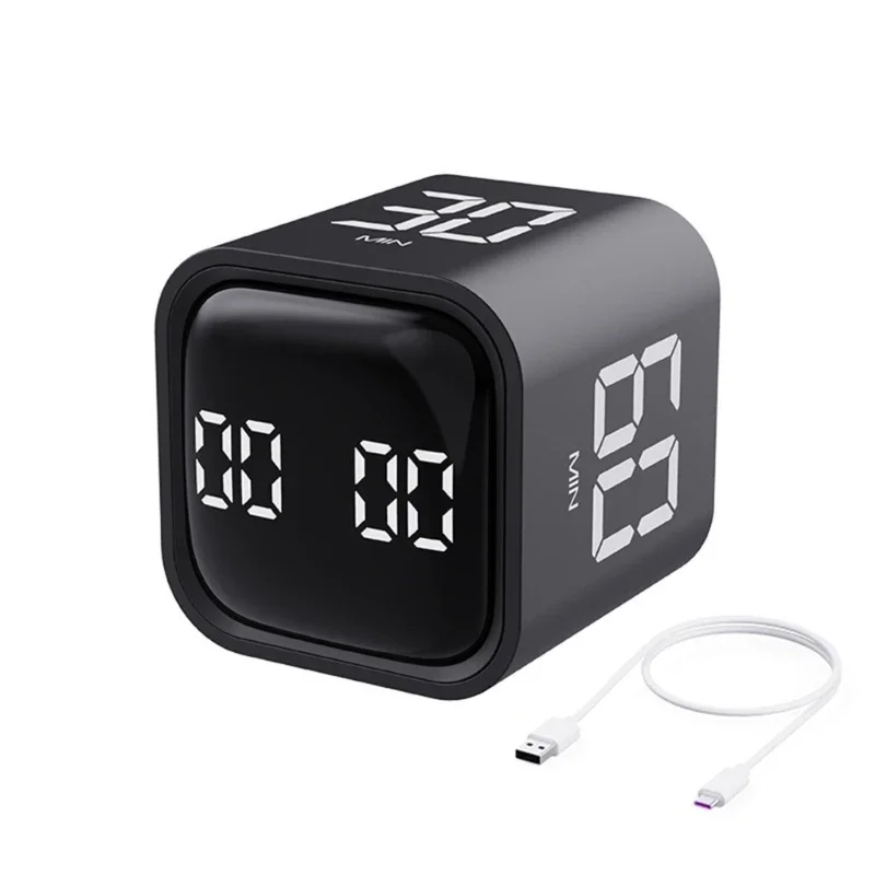 

Cube Timers Kitchen Timer Child Timer Exercise Timer Sensors Flip Timer for Time Management Countdown Settings