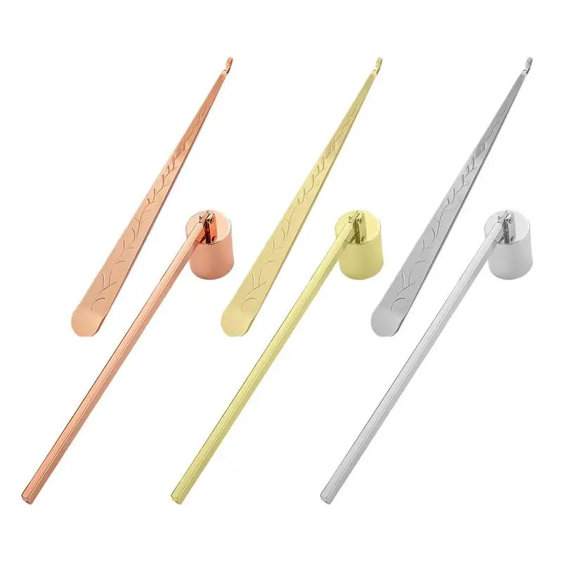 1Pc Candle Accessory Candle Extinguisher Stainless Wick Flame Snuffer Trimmer Tool Home Decoration For Party Wedding