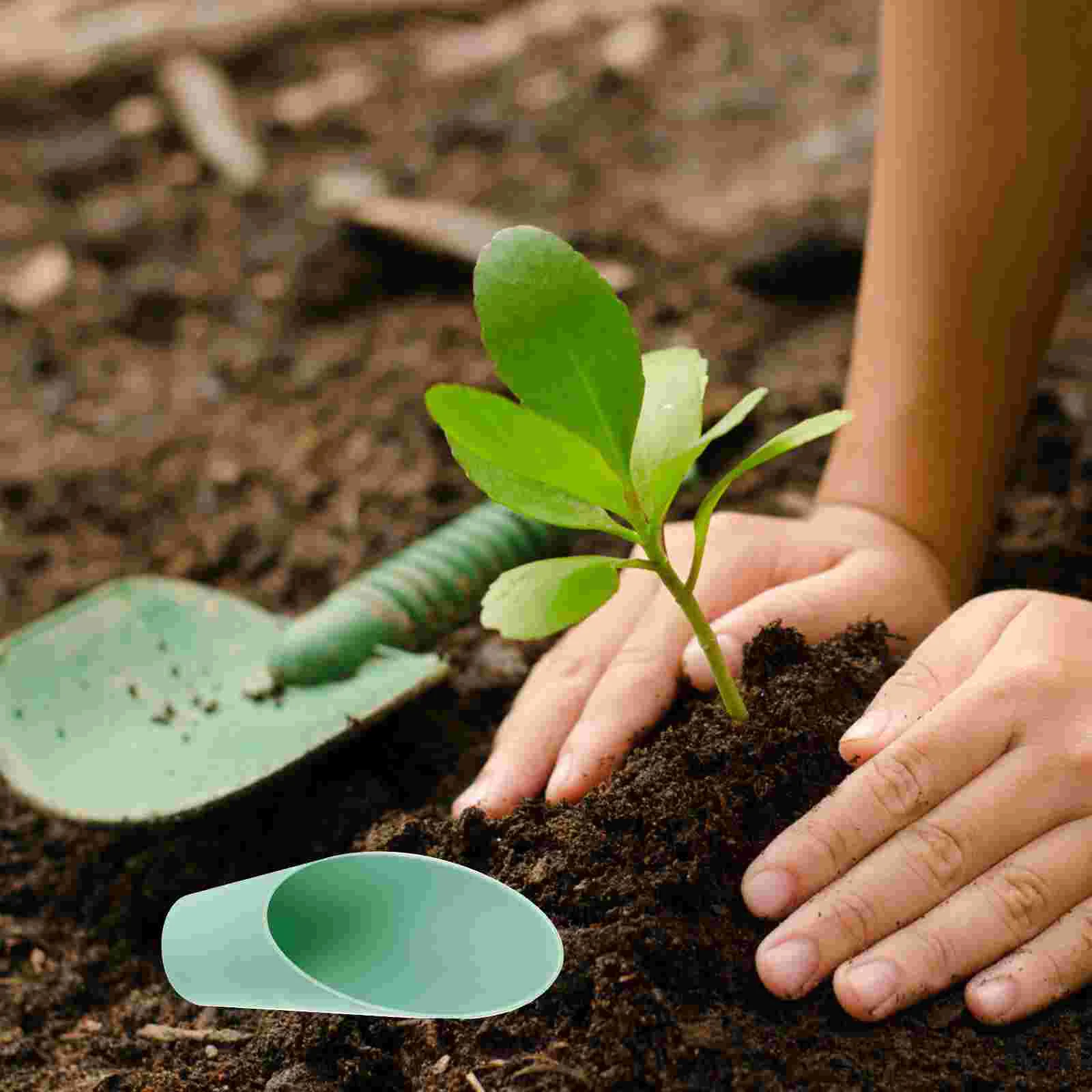 6 Pcs Barrel Soil Sifter Bonsai Planter Vegetable Scoops Moving Spoon Child