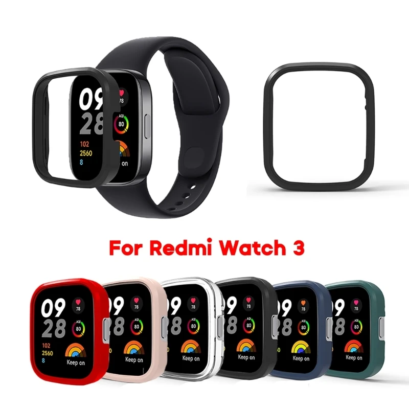 

Защита экрана для Redmi Watch 3, защитный чехол для смарт-часов, защитный чехол для ПК, бампер, защитная рамка для Redmi Watch 3