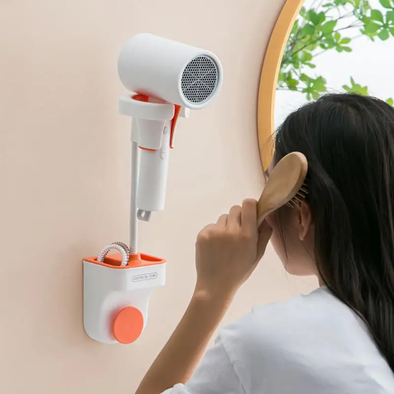 Supporto Per Asciugacapelli A Mani Libere: Altezza Regolabile 35-140 Cm, Base A Pavimento, Per Bagno E Toeletta Animali