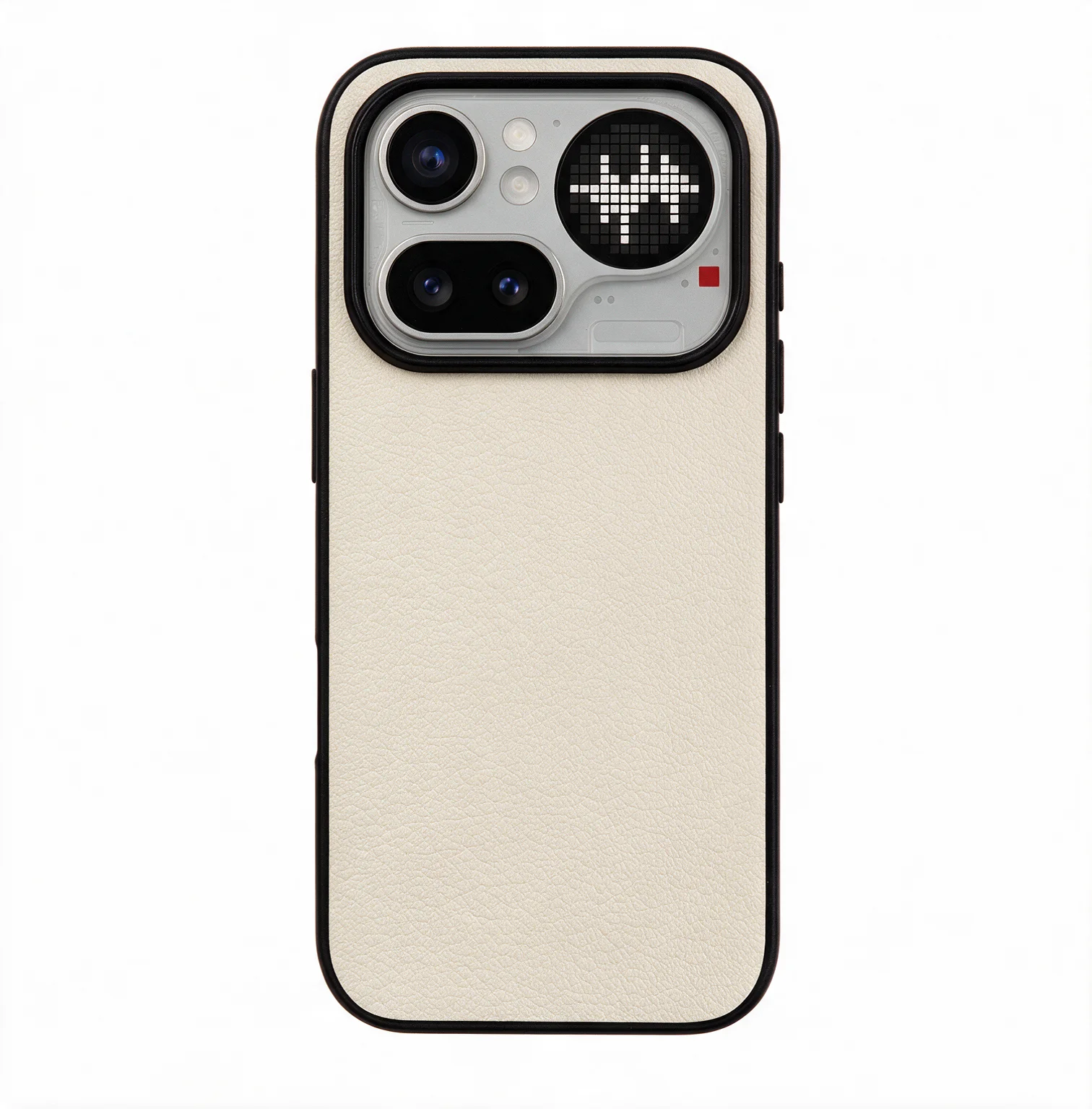 Luxury Sheepskin Leather Phone Case - Solid Color