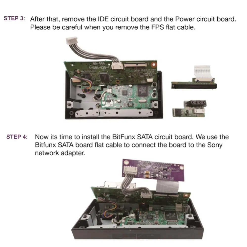 Scheda Di Aggiornamento Dell'Adattatore Sata Bitfunx Per 2 Adattatore Di Rete Ide Ps2