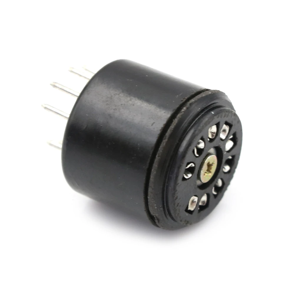 9Pin Bakelite Vacuum Tube Socket Saver Base For 12AX7 12AU7 ECC82 ECC83 Amps 1PCS vacuum tube socket
