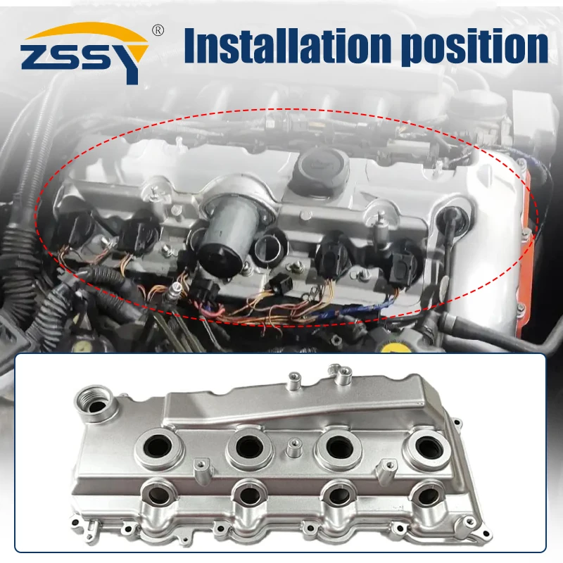 New Aluminum Engine Valve Cover 11210-0L020 for Toyota Hilux Fortuner 4Runner Innova Hiace 2.5 3.0L 112100L020 11210-30110
