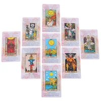 12*7cm Meaning Tarot Deck In Sliding Rigid Gift Box 78 Pcs Tarot Cards with Keywords on Them, Guidebook and Drawstring Pouch 1