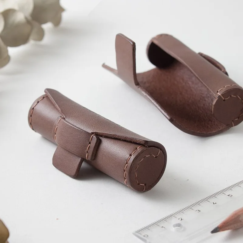 Leather Mini Storage Case Bag