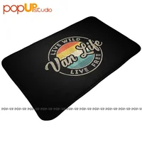 Van Life Vintage Van Dwellers Vanlife Nomads Mat Rug Carpet New Toilet Absorbent Living Room Bath Floor Mat 1