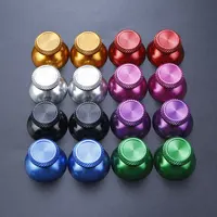 JCD 1pair Aluminum Metal Analog Joystick thumb Stick Grip Cap For PS5  Controller Gamepad Rocker Caps Thumbstick Accessories - Image 2