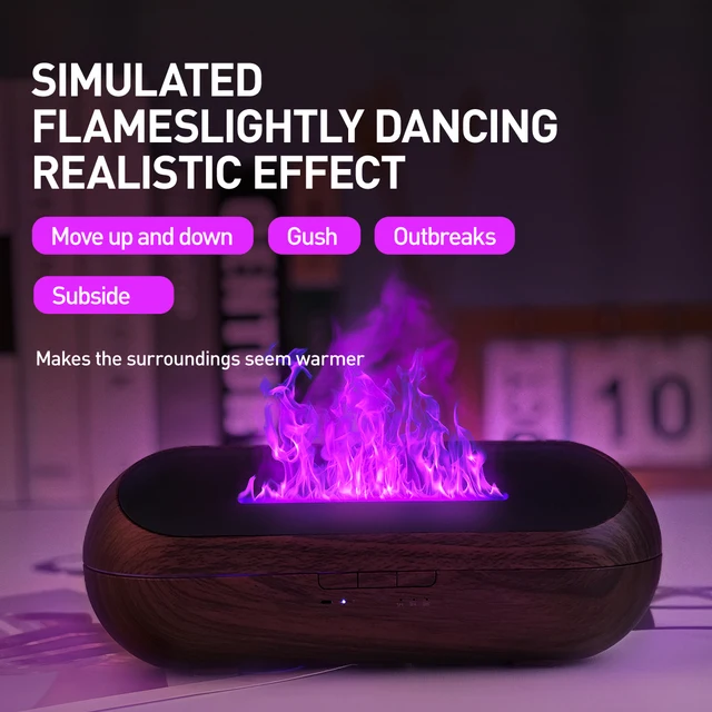 Air Humidifiers For Home Essential Oils Diffusers For Bedroom Purifier Tabletop USB Aroma Aromatherapy Machine Remote Control 2