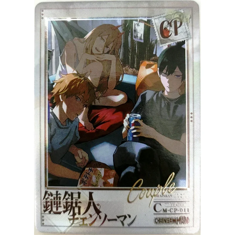 Anime Chainsaw Man Rare CP Reflections Flash Cards Denji Makima Hayakawa  Aki Toys for boys Collectible Cards Birthday Gifts - AliExpress