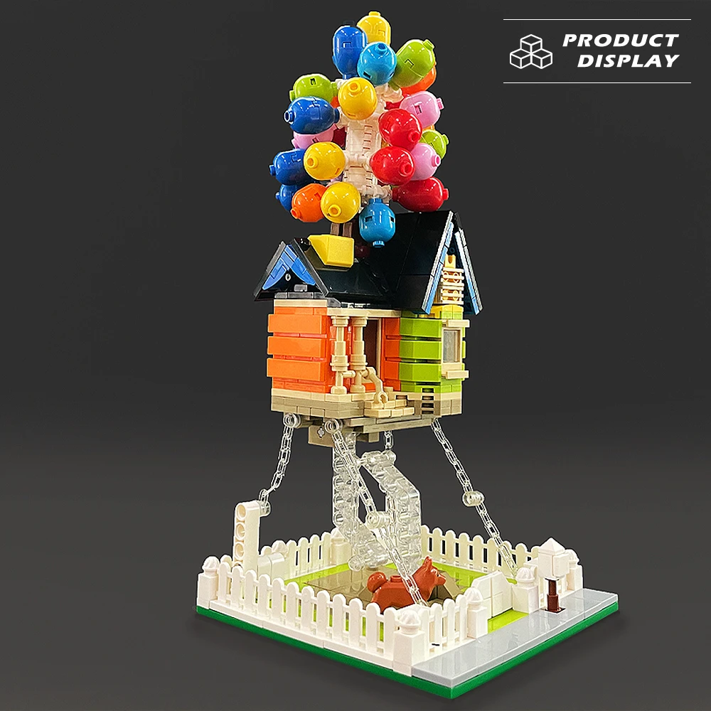 Street View Flying House Worldwide Building Blocks MOC Creative