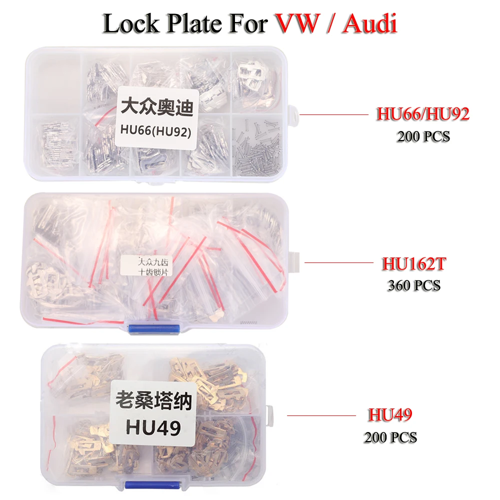 

Jingyuqin HU49 HU66 HU92 HU162T блокировочная пластина с язычком для VW Seat Skoda Audi BMW Набор для ремонта автомобильных ключей аксессуары с пружиной
