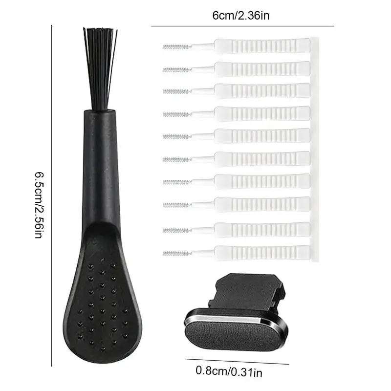 13PCS Mobile Phone Speaker Dust Removal Cleaner Tool Kit For iPhone 14 13 Pro Max Earphones Charge Port Dustproof Cleaning Brush 6